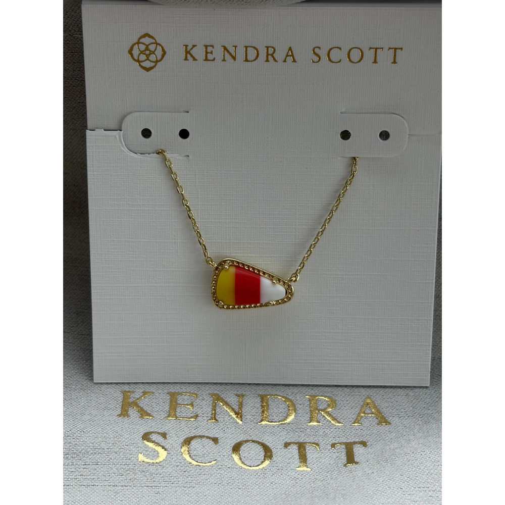 Kendra Scot Red Pendant Necklace